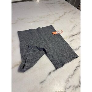 Brand New Colsie Ribbed Biker Shorts In Heather Gray Size Small with Tag Women's